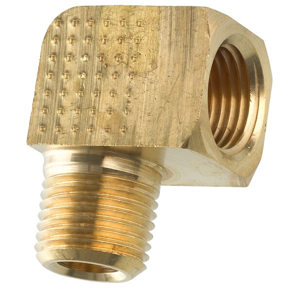 Ags Brass Street Elbow, Male (1/8-27 NPT), Female (1/8-27 NPT), 1/bag PTF-46B - main